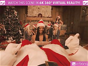 VRBangers Christams hook-up With Eight wonderful Elves
