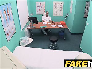 fake medical center restroom apartment oral pleasure and screwing